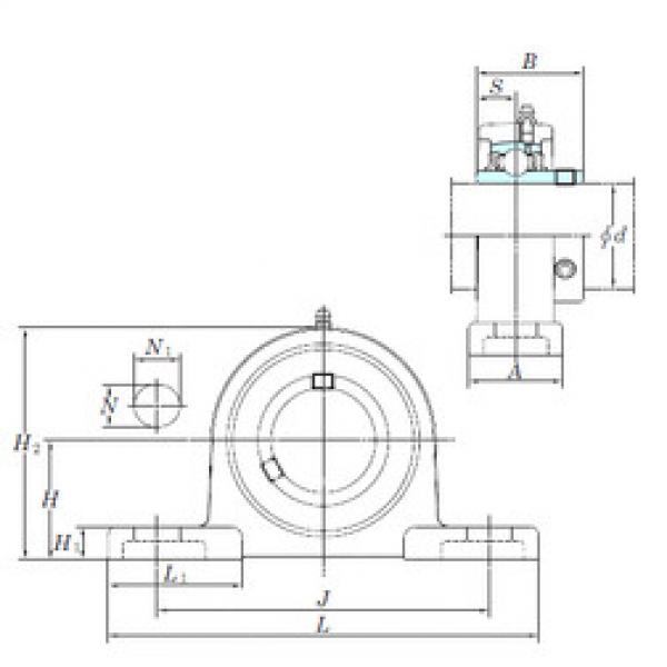 Rodamiento UCSP205H1S6 KOYO #1 image