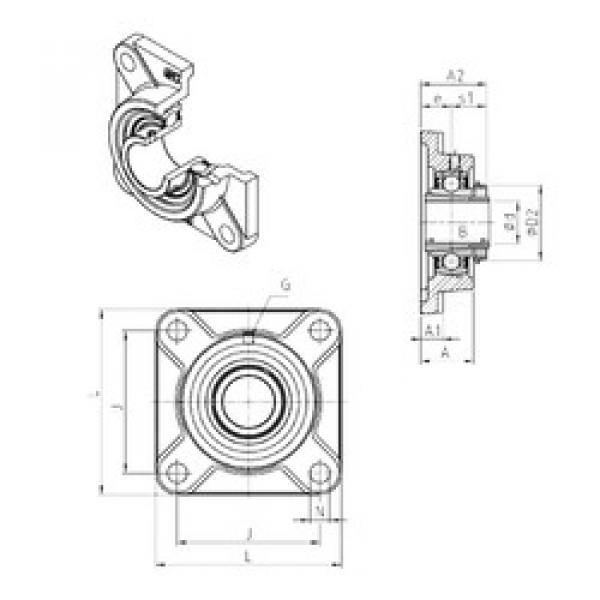 Rodamiento UKF215H SNR #1 image