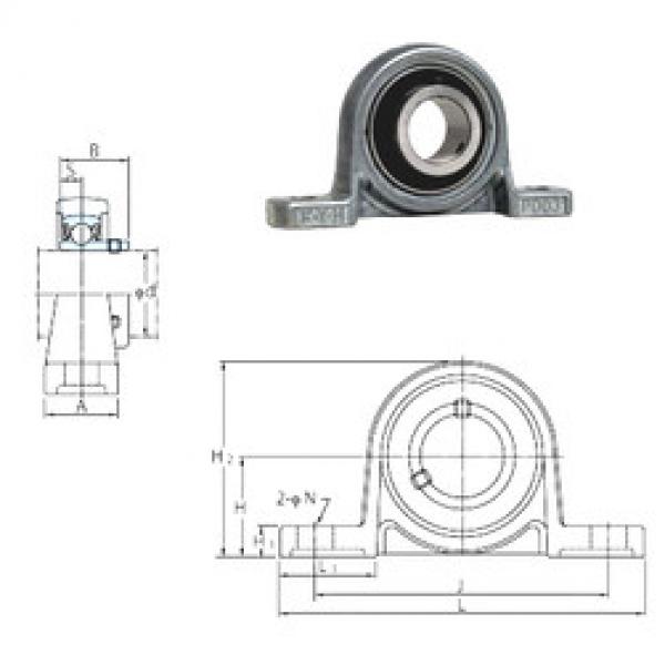 Rodamiento UP001 FYH #1 image