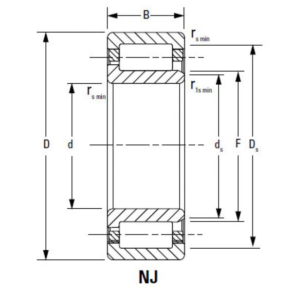 Bearing NU2317EMA #1 image